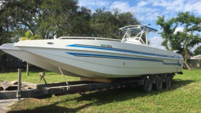 36 Cobra Catamaran Offshore Center Console Fishing Boat Cheap For Sale In Ozona Florida United States