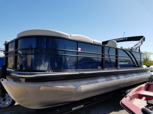 Starcraft Tri Toon Pontoon Boat 24 Ft Tritoon Yamaha F150 W Warranty Luxury For Sale In Old Hickory Tennessee United States