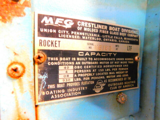 1900 Crestliner Runabout