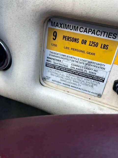 1988 Correct Craft Sport Nautique Bowrider