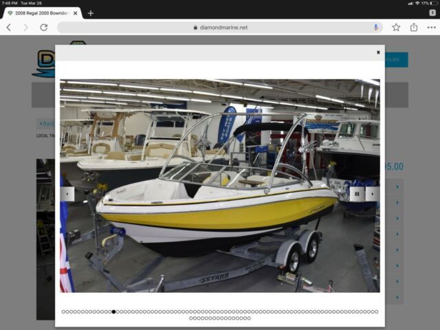 2008 Regal Bowrider 2000 Bowrider